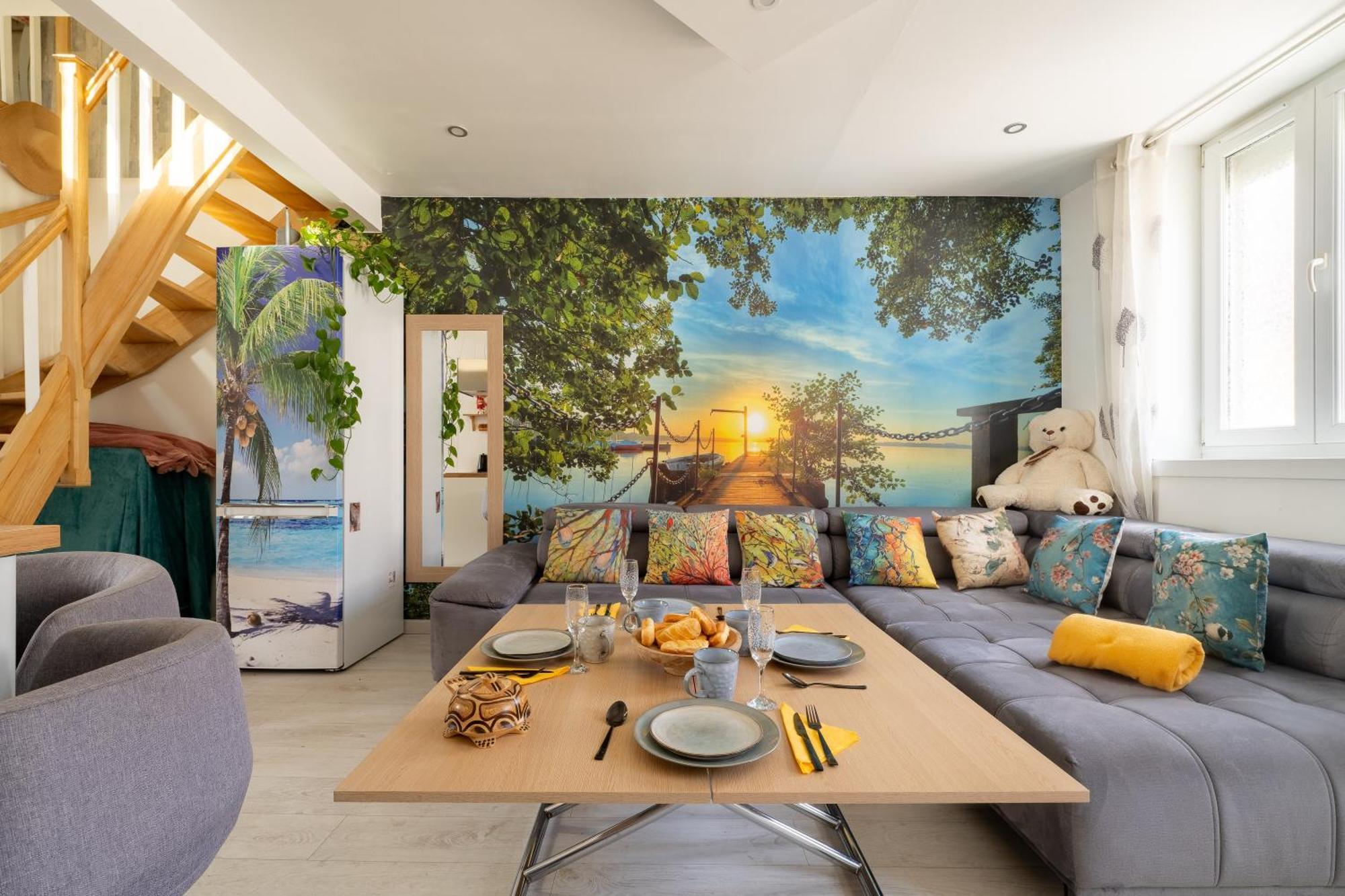 Casa Inca Calais - Duplex Soleil Latino - Parking Free, Station Appartement Buitenkant foto