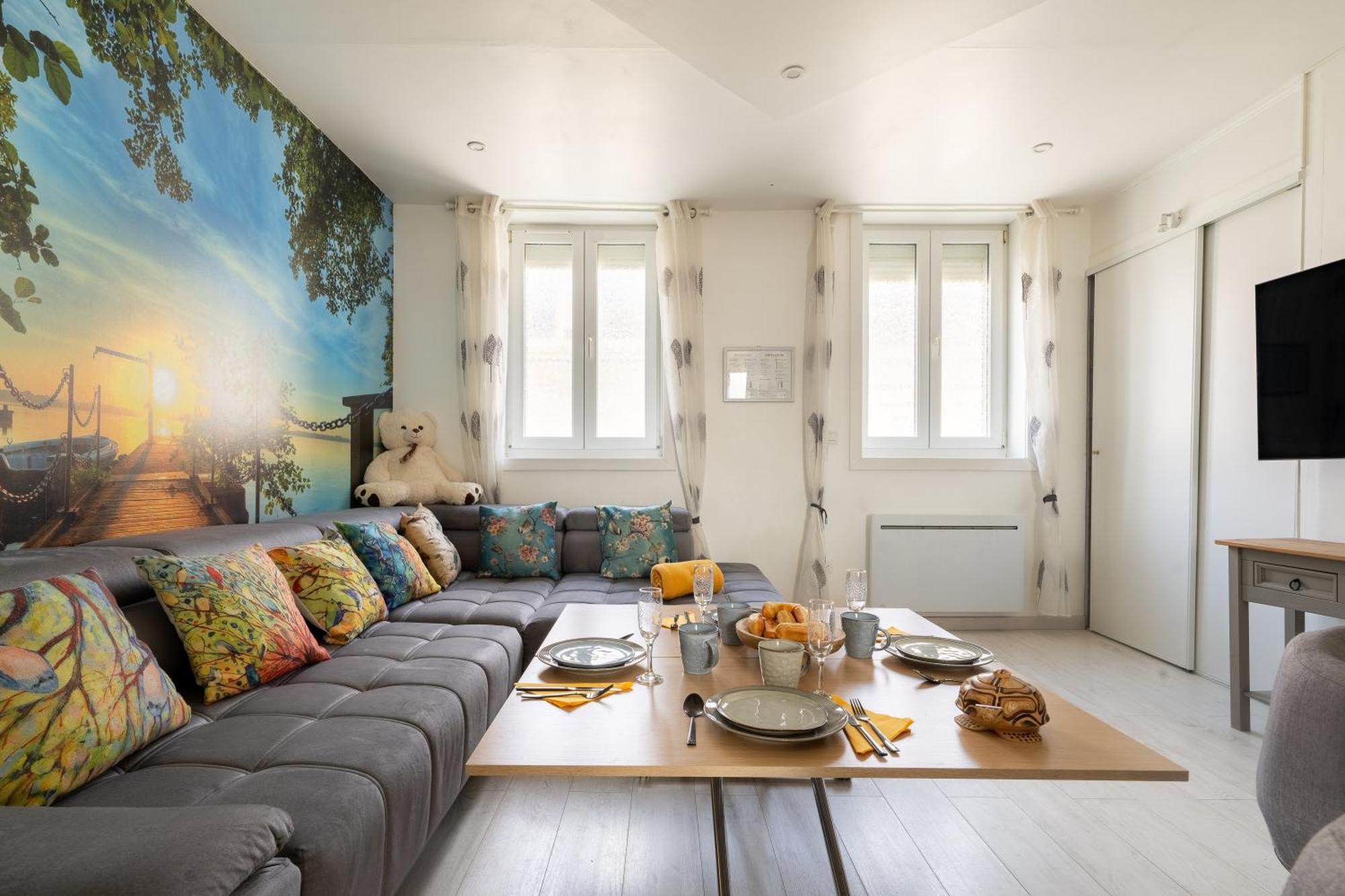 Casa Inca Calais - Duplex Soleil Latino - Parking Free, Station Appartement Buitenkant foto