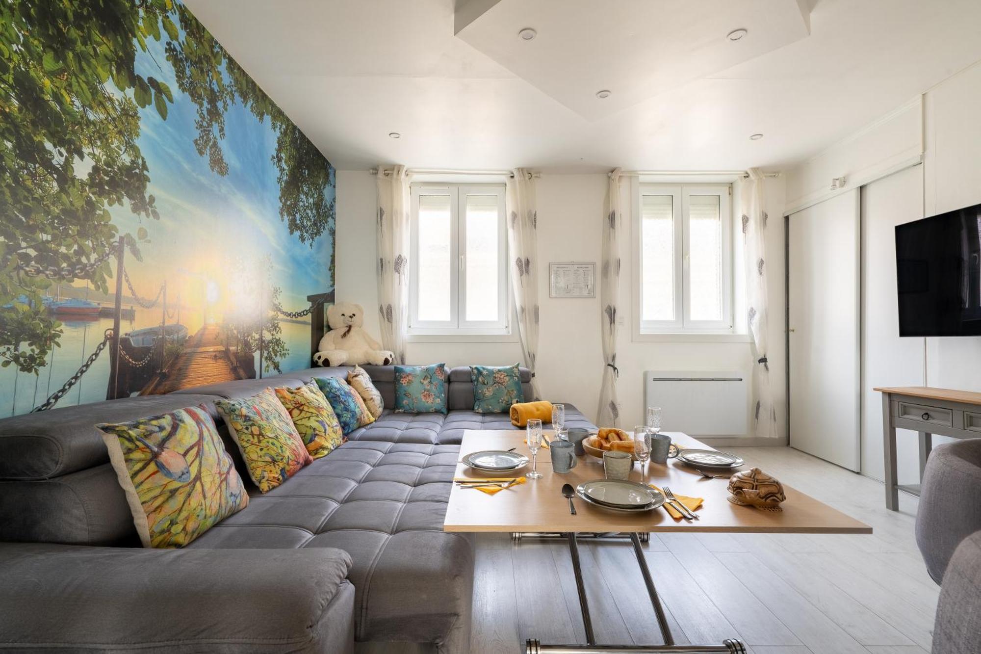 Casa Inca Calais - Duplex Soleil Latino - Parking Free, Station Appartement Buitenkant foto